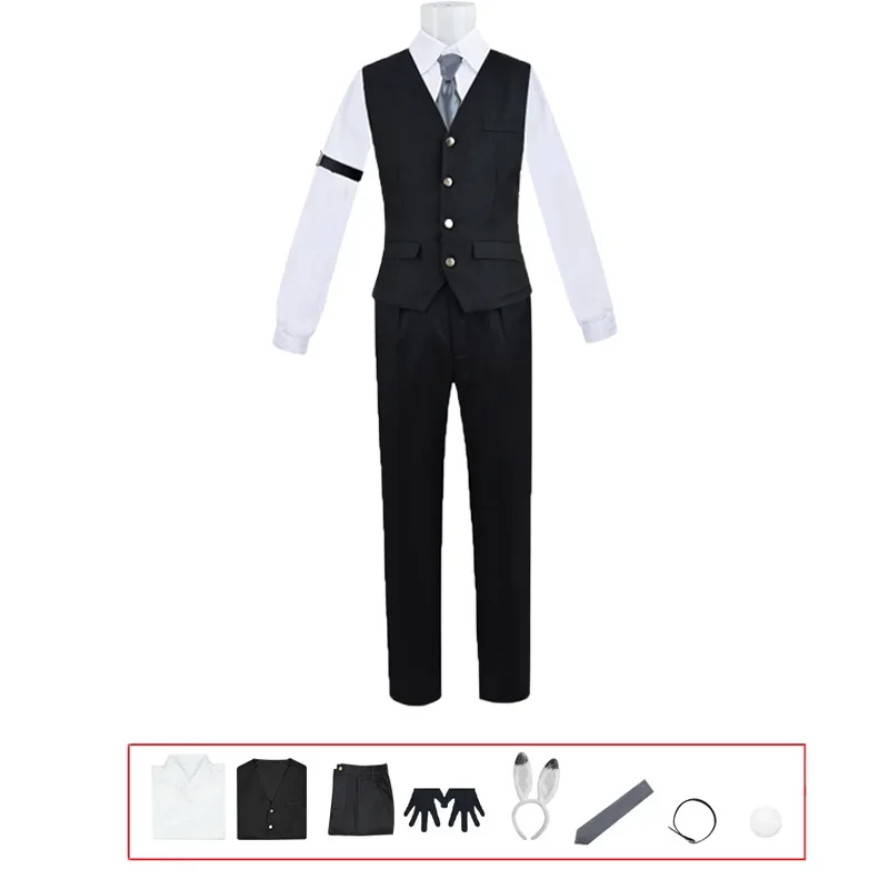 Love and Deepspace Xavier Cosplay Costume Deacon Uniform Full Set Halloween Performance Play Party Comic Con Outfit Suit for Men