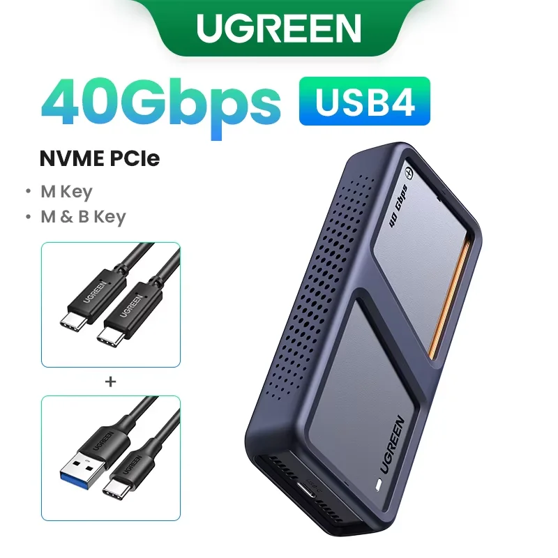 UGREEN 40Gbps NVMe SSD Enclosure M.2 to USB4.0 SSD Case Compatible