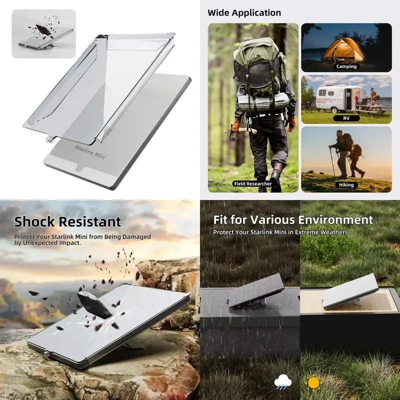 Suitable for Starlink Mini protective case, transparent protective acrylic cover, suitable for Mini signal penetration
