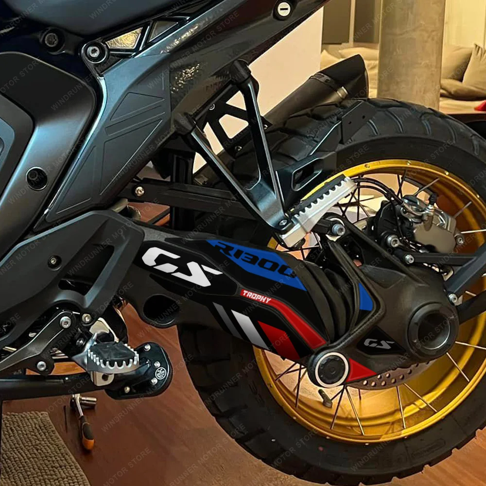 Motocicleta Swingarm Decal, Resina Epóxi 3D, Etiqueta impermeável, Acessórios, BMW R1300GS, 2023, 2024