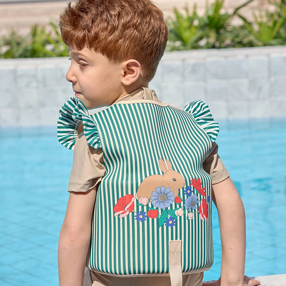 Baby Swimsuit Unisex Children Swimming Aid Buoyancy Clothing Swim Jacket for Kids Age 2 3 4 Years