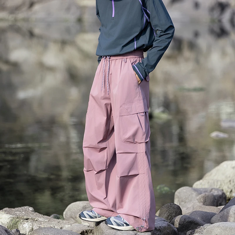 

IZEXX American Sle Outdoor Mountain Climbing Windproof Water Repellent Paratrooper Tactical Pants Men Women Spring Autumn H...