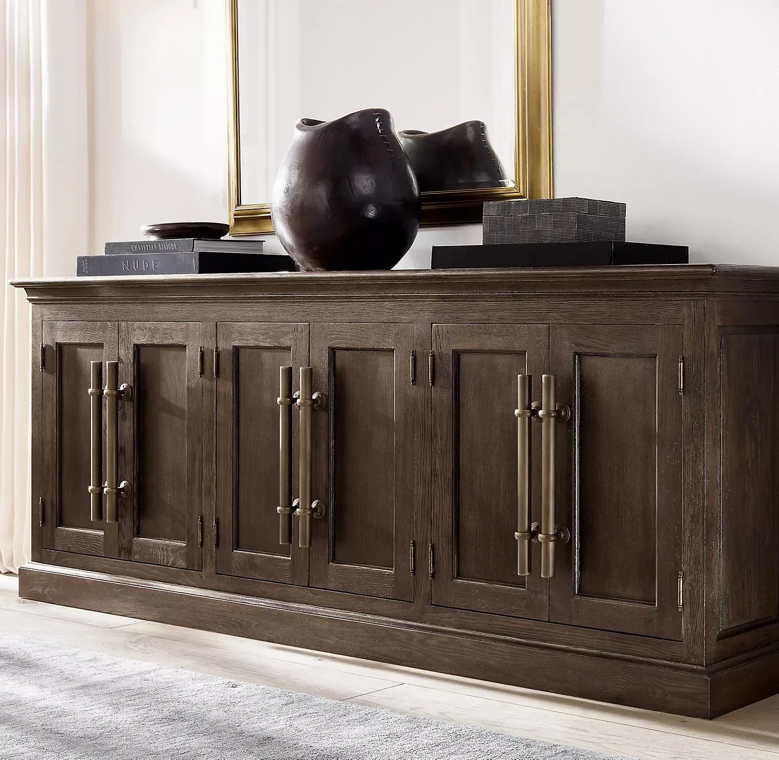 ！@Exquisite High-grade Wooden Storage Living Room Cabinets Villa Club Club Can Customize TV Stands Living Room Furniture