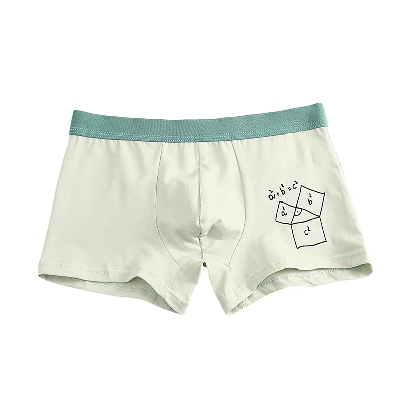 Pure Cotton Boxer Briefs for Boys in Puberty, Breathable Sports Underwear for Middle and High School Boys, Antibacterial Boxer S