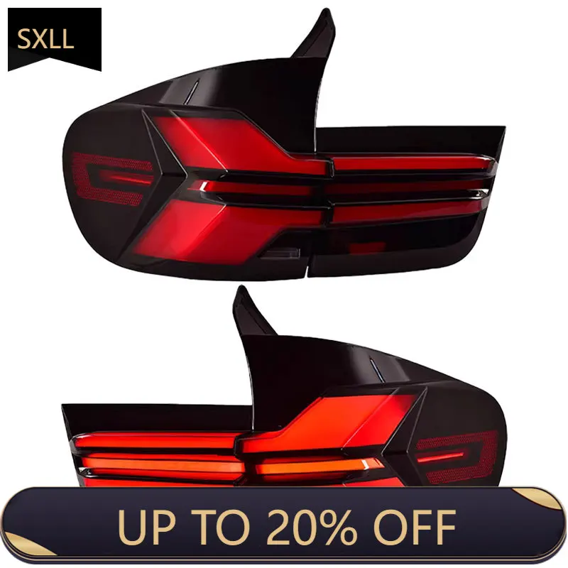 

SXLL Подходит для X5 E70 2007-2013, модифицированный задний фонарь, подключаемый динамический указатель поворота, обновленный G05 LCI Style, полностью светодиодный задний фонарь