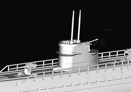 Hobbyboss 83506 1/700 WWII Duitse Type IX-A U-Boot Onderzeeër Speelgoed Plastic Assembly Building Model Kit