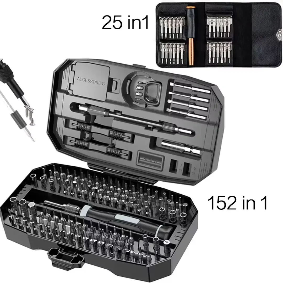 

Precision Screwdriver Set, Laptop Tool Kit, 152/25 in 1 Professional Computer Screwdriver Repair Kit T5 T6 Torx Screwdriver