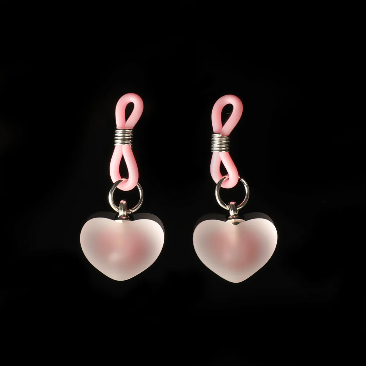 1 Pair Women Silicone Nipple Clamps Chest Clitoris Stimulation Small Bell Breast Clips Sex Toys For Women #4