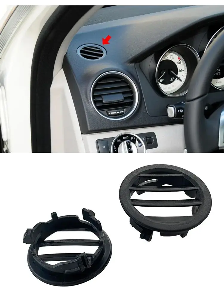 

Car Dashboard Left Right Side A/C Air Conditioner Air Vent Outlet Grille Cover for Mercedes Benz C-Class W204 C180 C200 C230