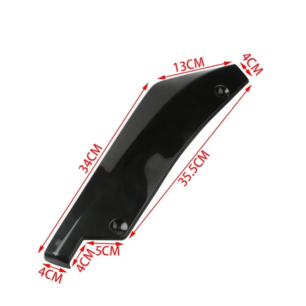 Car Front Rear Bumper Scratch Protector Strip Lip Spoiler Diffuser Splitter Extension Carbon Fiber Winglets Side Skirt Universal