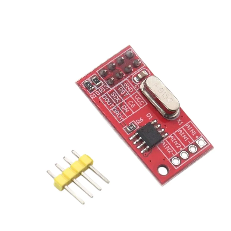 AD7705 Dual 16-bit ADC data collection module, input gain programmable SPI interface TM7705