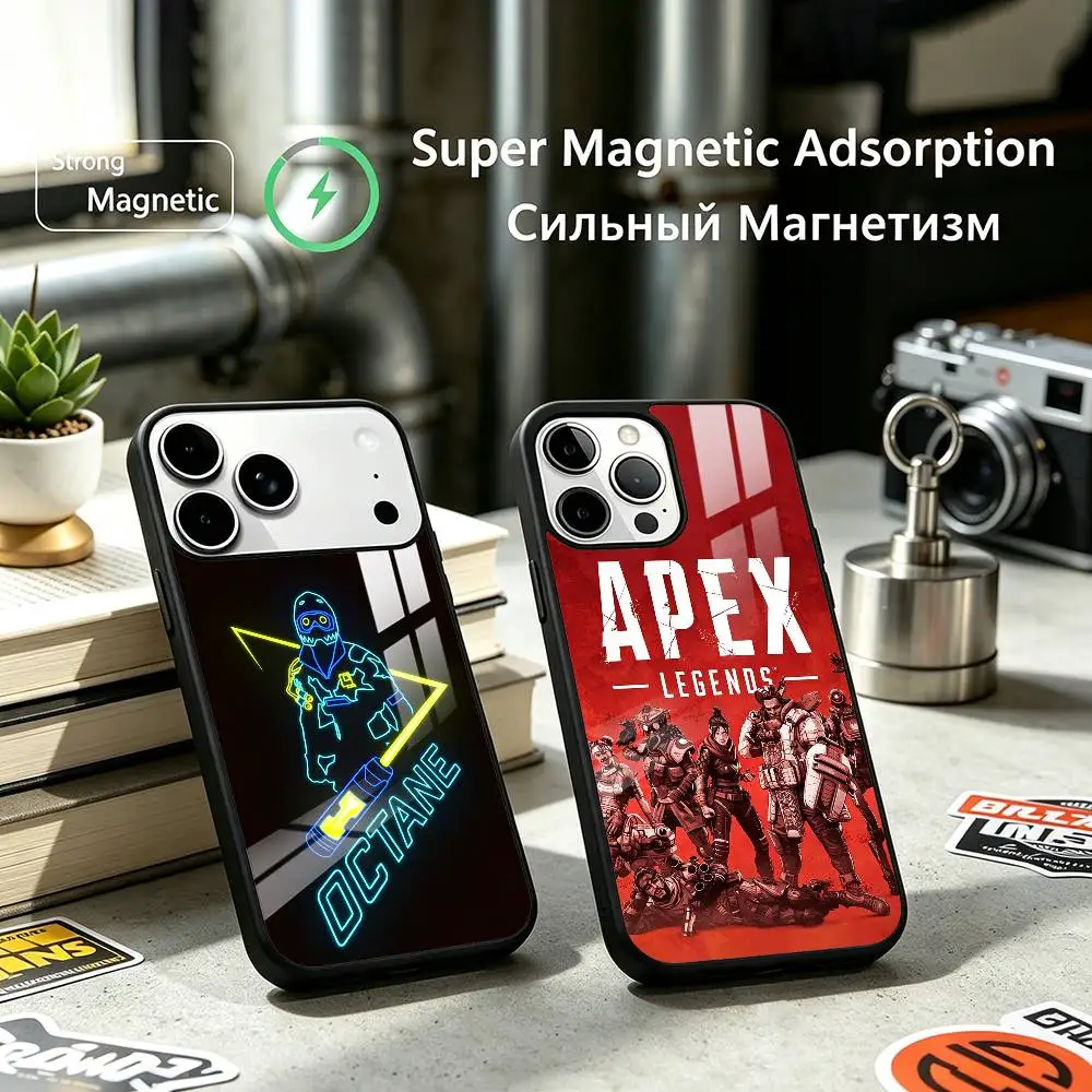 Apex Wraith Legends Game Phone Case For iPhone17,16,15,14,13,12 Plus,Pro Compatible with magnetic wireless charging
