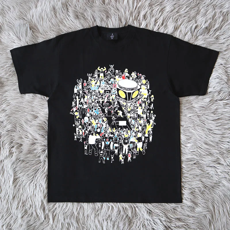 

World Bball Game Tee Baskeall Face ort Sve T-irt Cactus Ja Brand Cartoon Animation round Ne Stand Fit ...