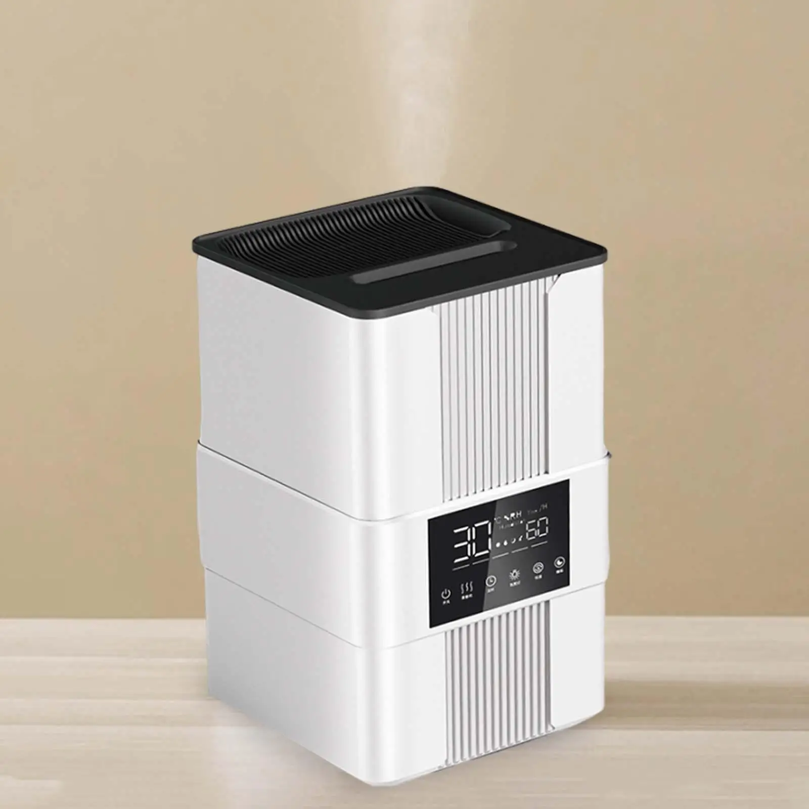 

Flame Humidifier 3.5L Air Purifier with Fireplace Fireplace Simulation Humidifier for Home Room SPA Bedroom Office Decor Study