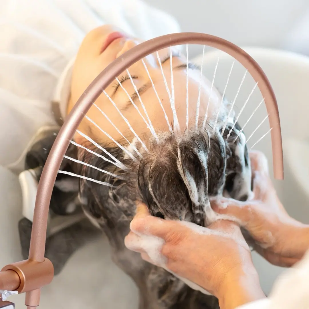 إطار مخرج مياه محمول للعلاج بالماء من هيد سبا قابل للتعديل يناسب معظم سرير وعاء الشامبو لمعدات صالون التدليك