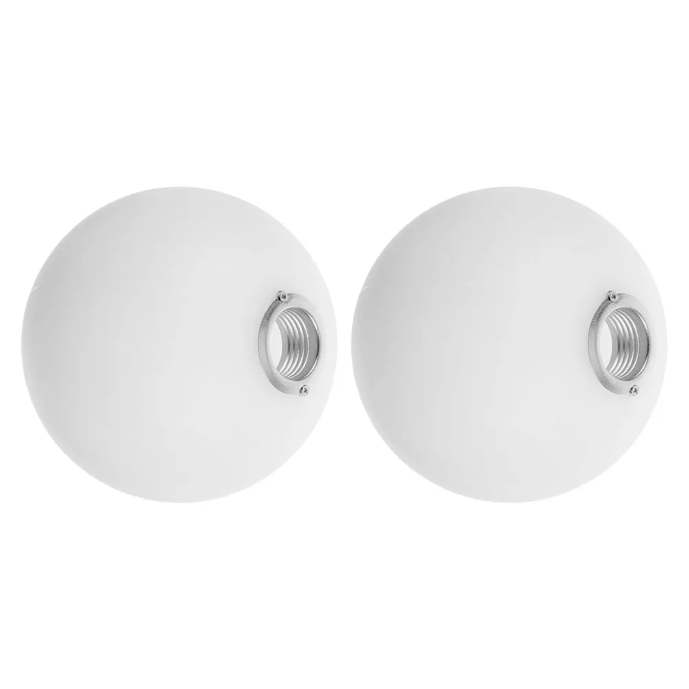 

2pcs Acrylic Lampshade Round Ball For G9 Ceiling Wall Porch Fixtures Milky White Plastic Lighting Compatible With
