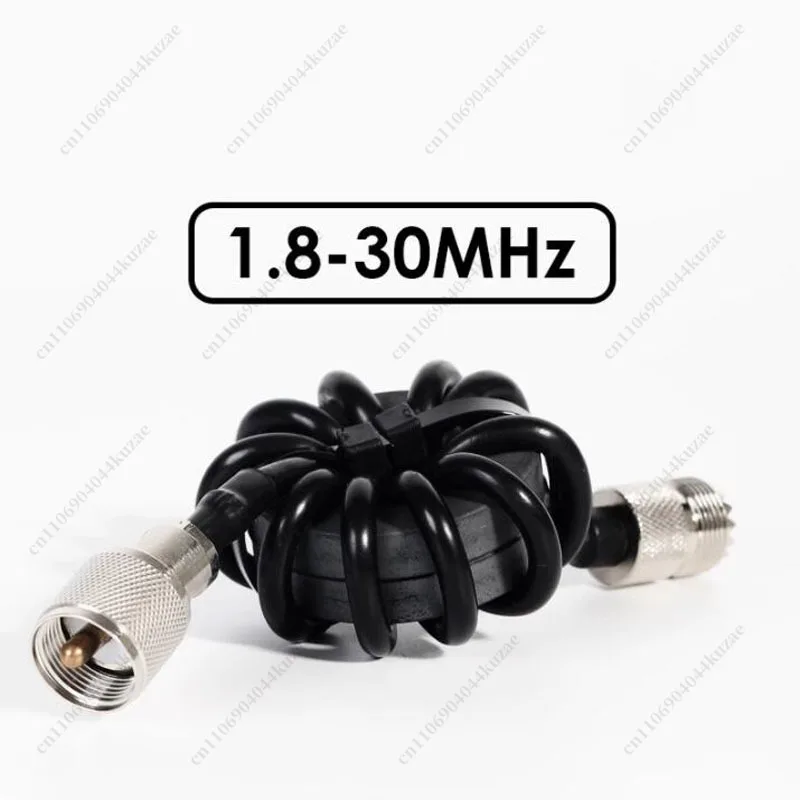 EM-43 1:1 Current Balun 1.8-30MHz 1000W PEP Shortwave Radio Common Mode Noise Suppressor