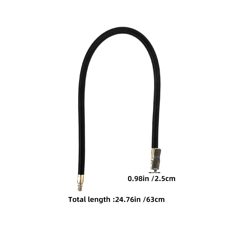 Air Pumps Hose Adapter Car Valve Adaptor Locking Tire Chuck Inflate Deflate Pump Hose Extension No Leakage Universal Connector