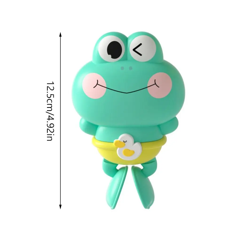 Bpa-livre plástico natação sapo banho dos desenhos animados água diversão chuveiro brinquedo montessori banheira flutuante piscina jogo piscina