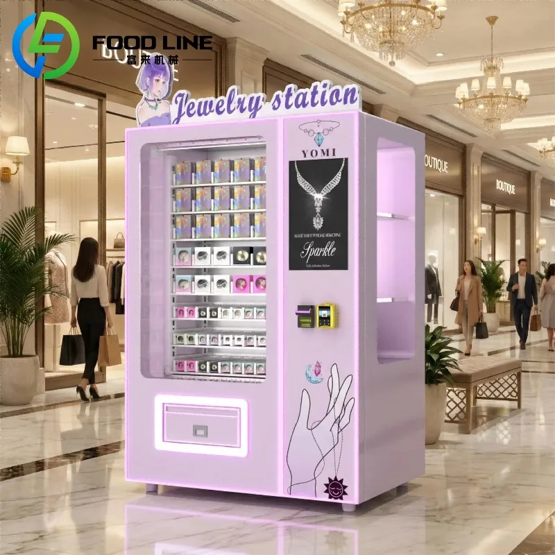 

Custom Vending Machine For Business Eyelashes Cosmetic Makeup Product Wig Dispenser With User Friendly Control Panel