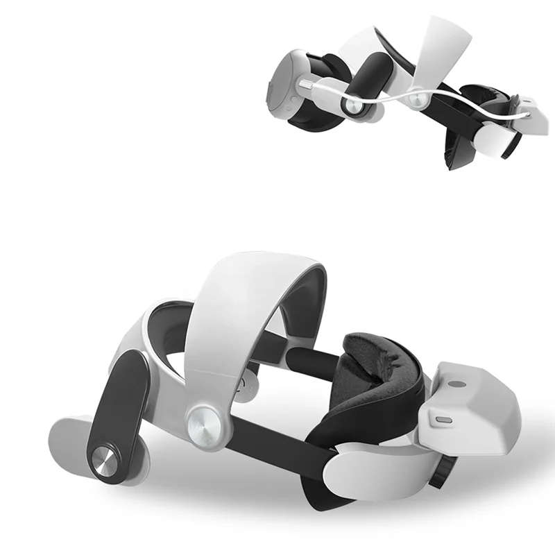 Phile-head cinta para meta/quest 3s 6000mah bateria destacável carregamento all-round redução de peso vr acessórios