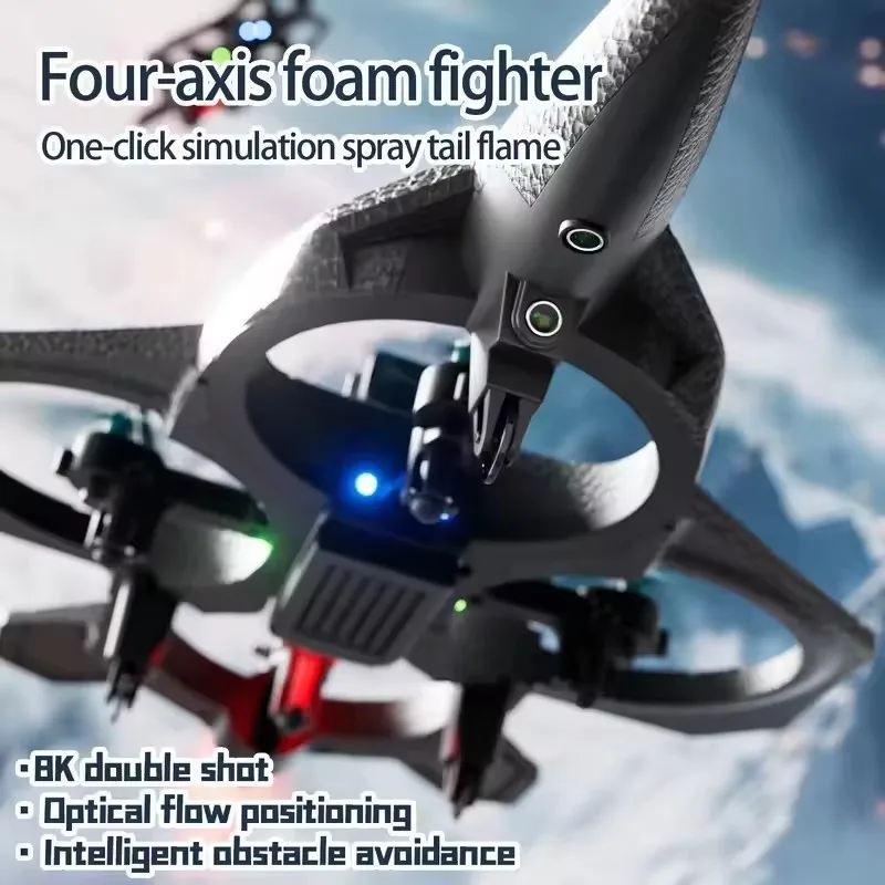طائرة بدون طيار بشاشة RC رغوية مع كاميرا عالية الدقة لتجنب العوائق وطائرة التحكم عن بعد طائرة شراعية RC للأطفال لعبة طائرة بدون طيار