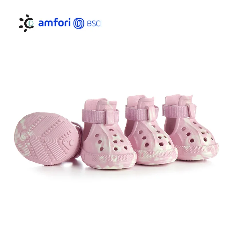 New Summer Dog Shoes Breathable for Hot Pavement Outdoor Walking Factory Direct Sell EVA Material