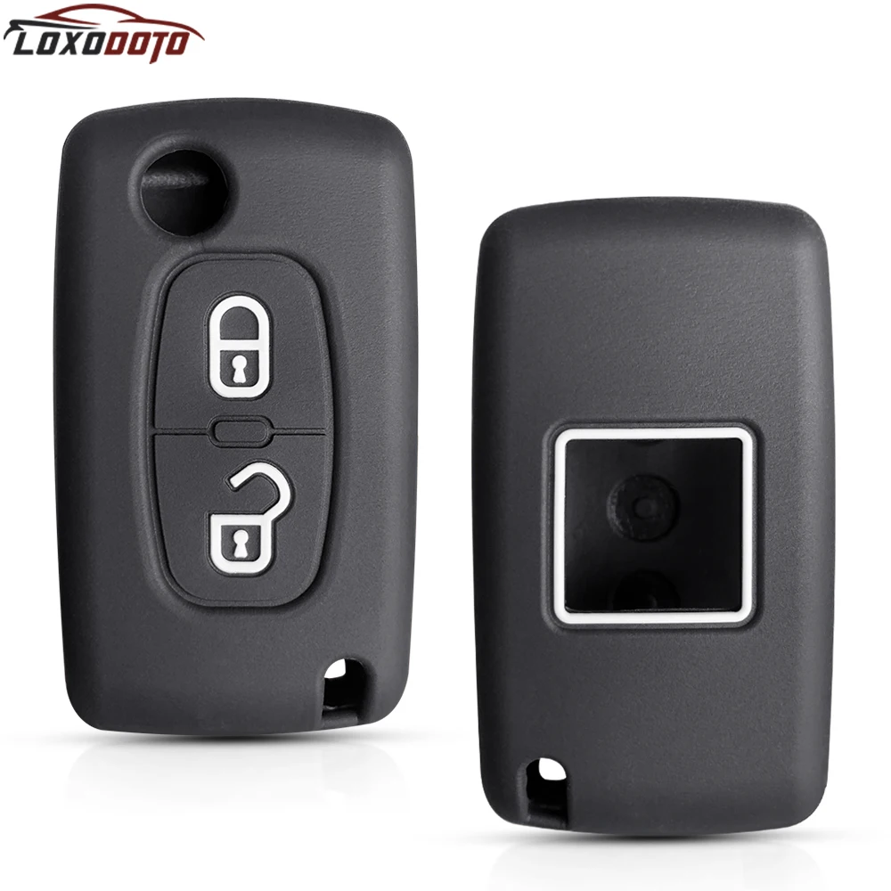 Car Key Fob Case Key Cover For Peugeot 308 307 3008 206 407 4007 5008 207 287SW 308SW For Citroen C2 C3 C4 C5 C Crosser Berlingo