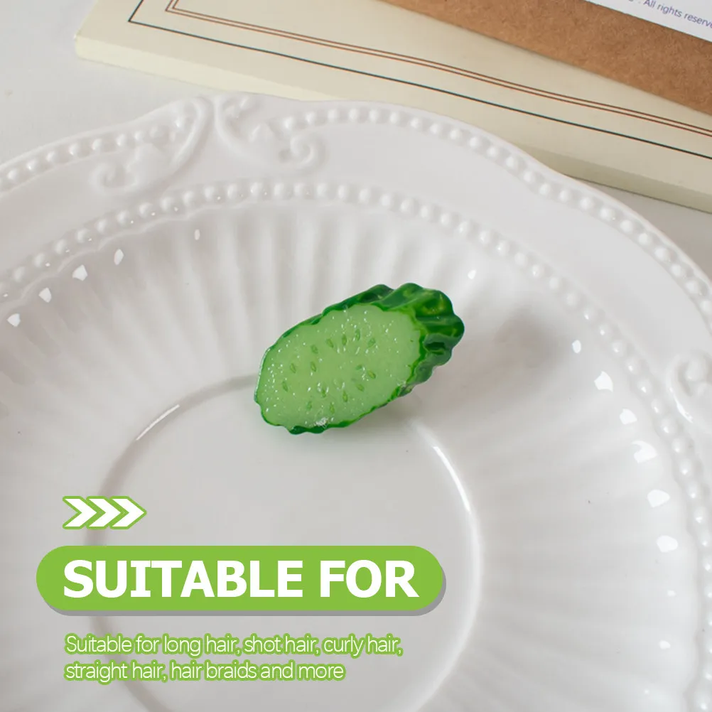 

20 шт. креативных заколок для волос в форме фруктов для женщин и девочек, модные заколки в виде овощей для кос и локонов на весь день