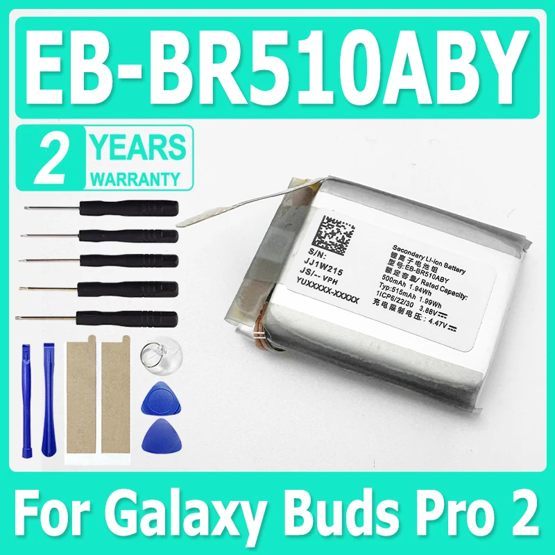 

Replacement Battery EB-BR510ABY For Samsung Galaxy Buds Pro 2 500mAh Watch Bateria + Free Tools
