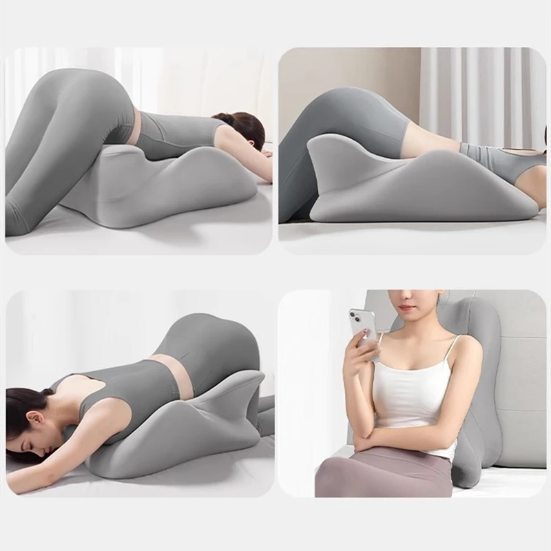 Multi-functional Prone Pillow Memory Foam Ergonomic Couples Butt Cushion Lumbar Support Traction Pillow Relieve Pain