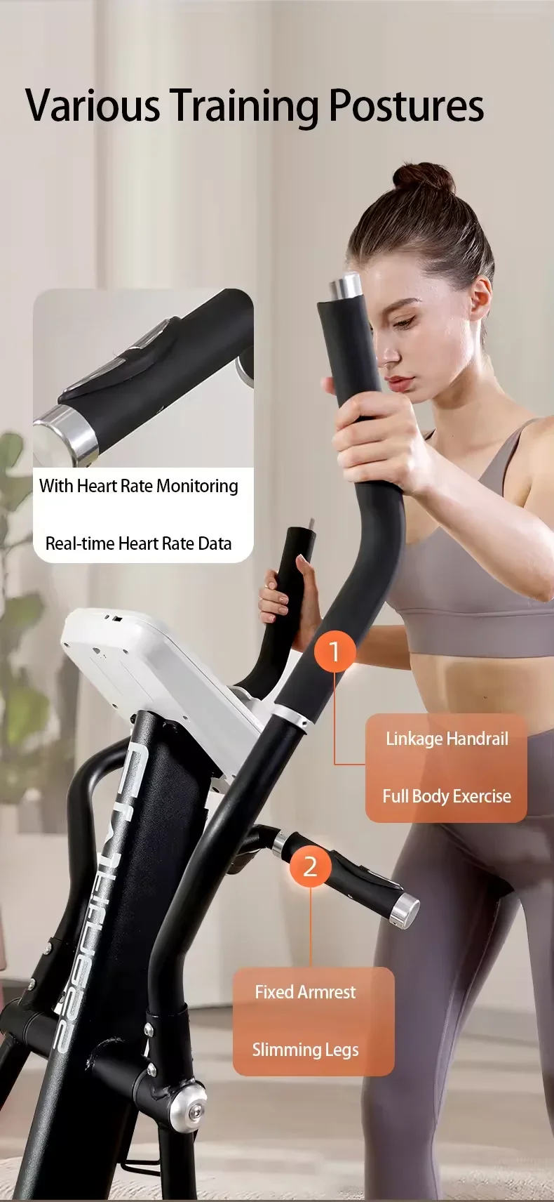 Kommerzielle Fitnessgeräte Trainer Cross Trainer Ellipsentrainer Übung