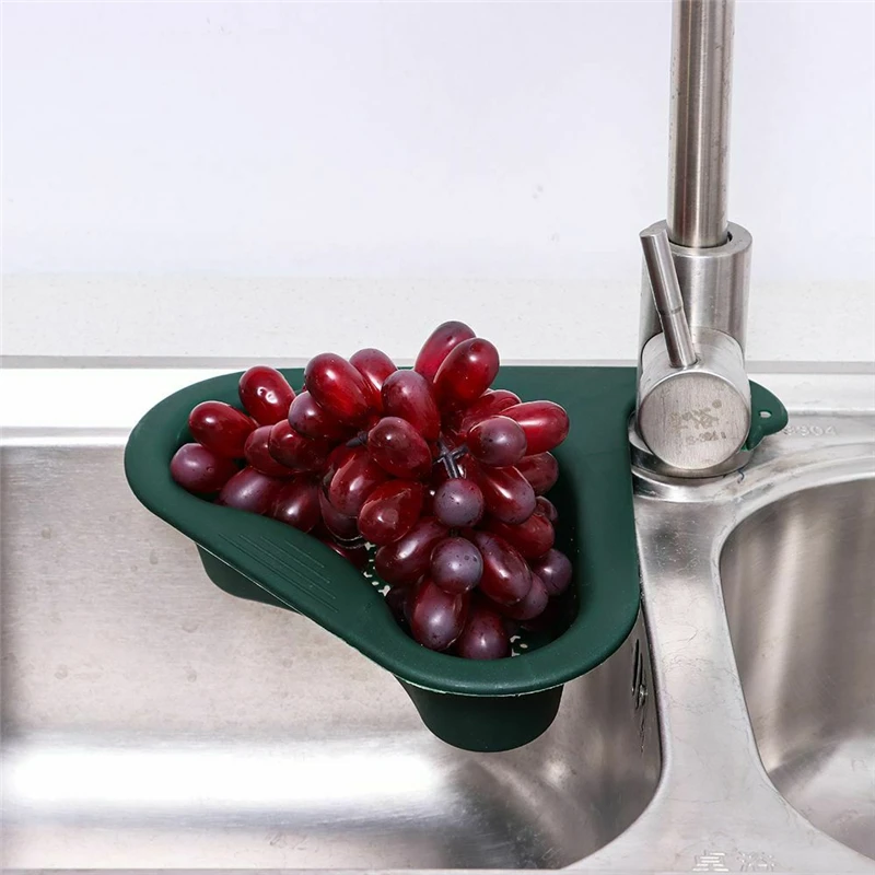 Kitchen Leftover Sink Strainer Sink Swan Drain Basket General Fruit Vegetable Drain Basket Multifunctional Drain Basket Tools