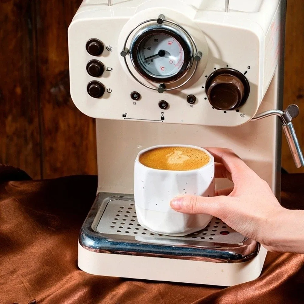 

Drink Cup Vintage Ceramic Coffee Mug Heat-resistant Handmade Espresso Cup Water Cup Latte Art Cup Office