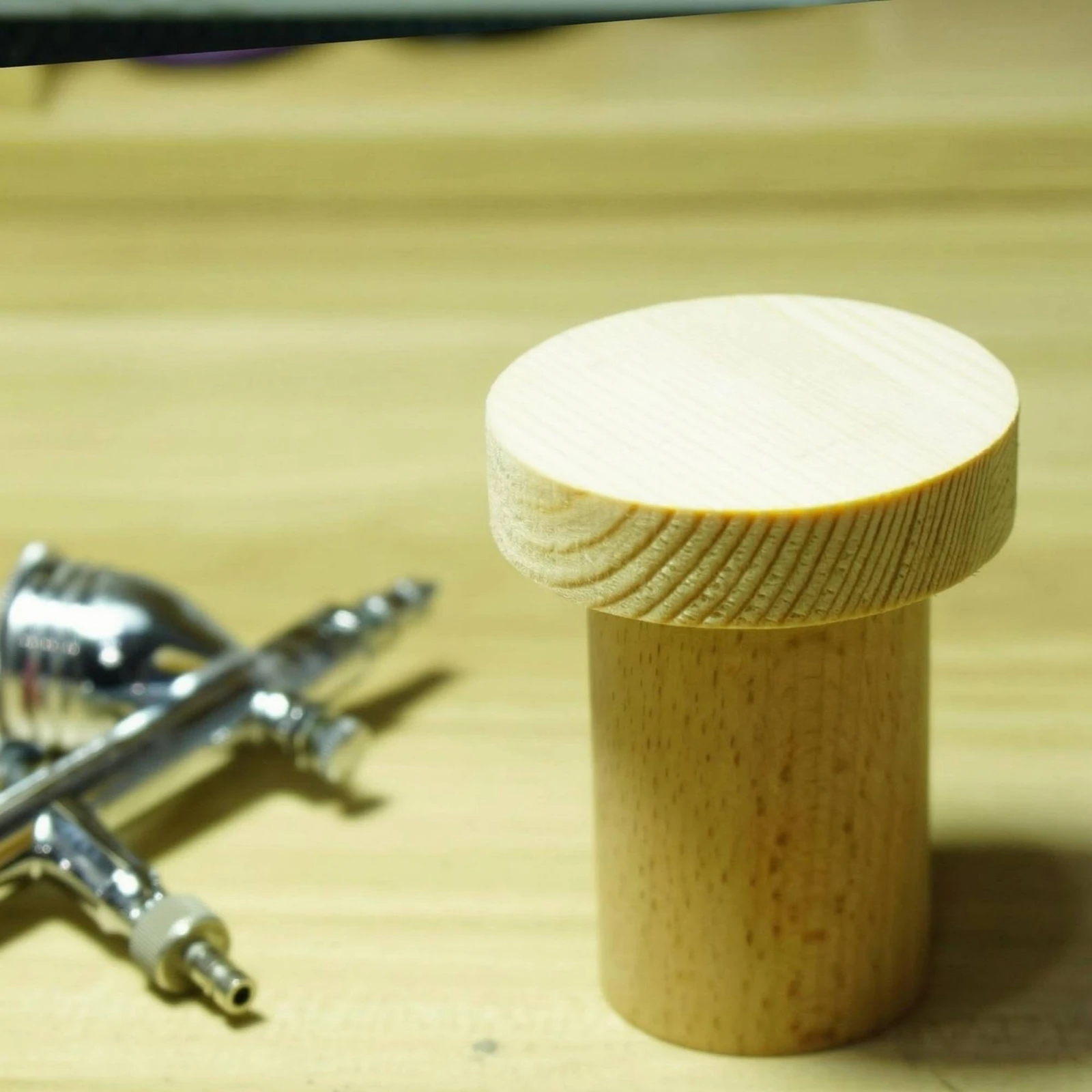 Wooden Handheld Stand Easy to Use Hobby Tool for Hobbyists