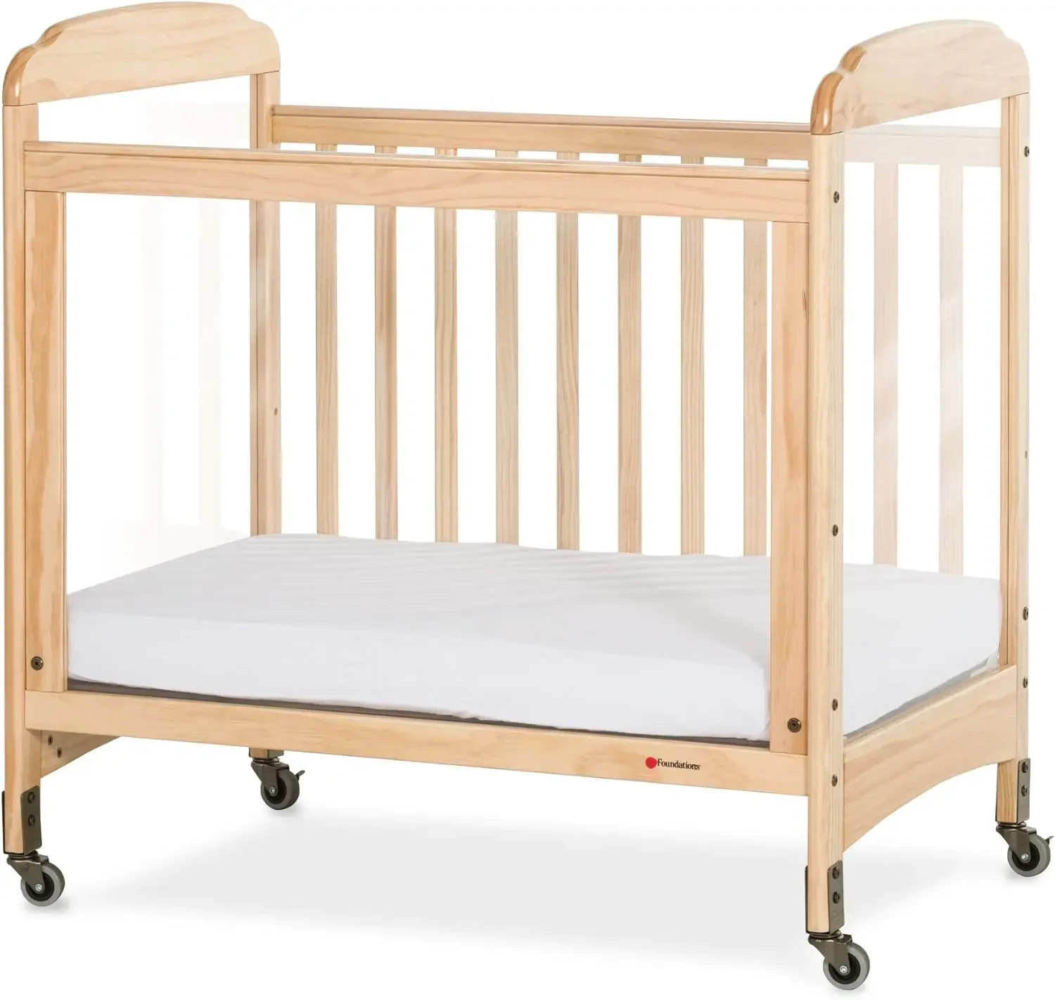 Fond de teint Compact Daycare CPull, Partners Side, Caractéristiques des panneaux d'extrémité de rétroviseur et panneaux latéraux à lattes, Bois durable