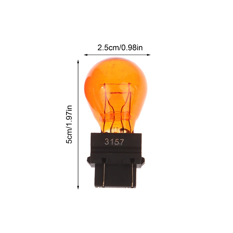 2 Stuks 3157 Dc 12V 21/5W Auto Remlicht Lampen Halogeenlamp Kwarts Glas Richtingaanwijzer Remlichten Achteruitrijlicht