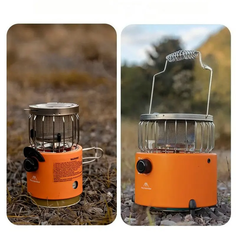 2000W High-power Gas Heater, Small Outdoor Heating Stove, Barbecue Stove, Camping Portable Fireplace