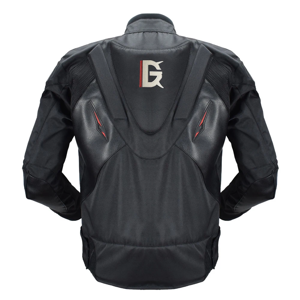 Giacca da moto Abbigliamento da corsa per moto a prova di freddo Giacca da motocross Accessori moto Uomo Chaqueta Moto Nero