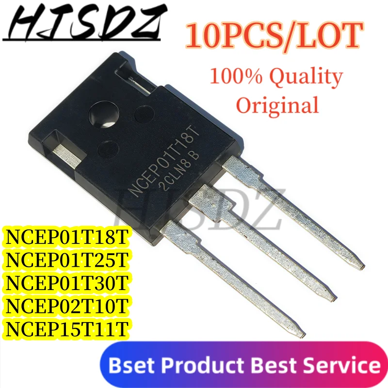 

【10 шт./лот】Пакет TO-247 MOSFET NCEP01T18T NCEP01T25T NCEP01T30T NCEP02T10T NCEP15T11T