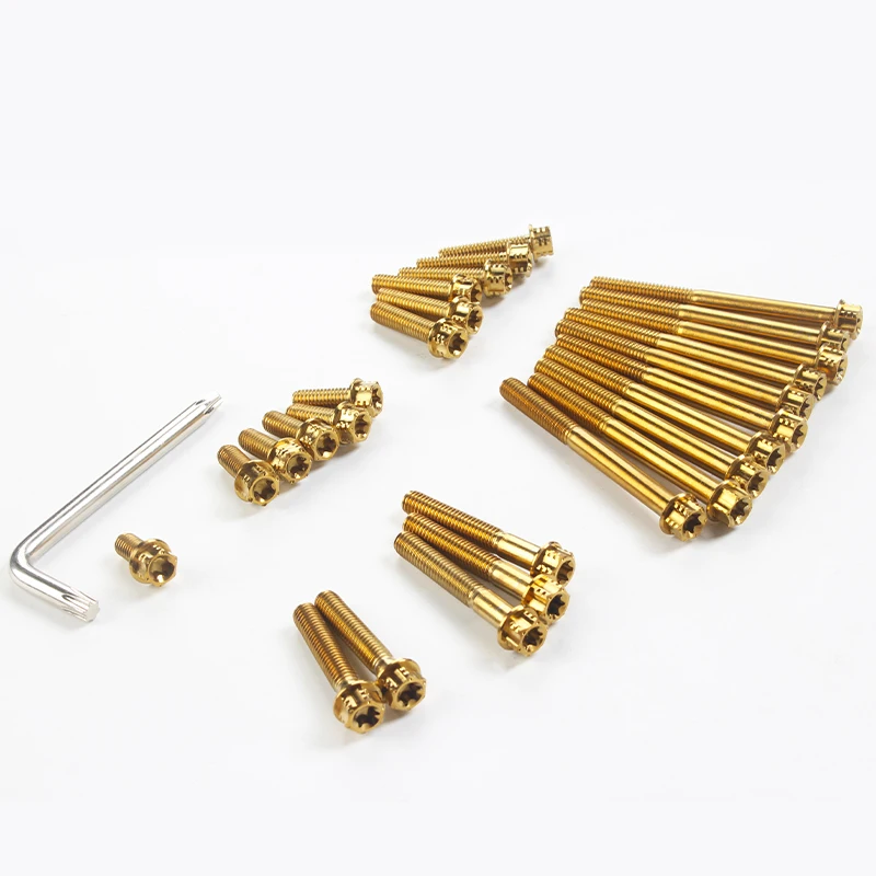 

Motorcycle Parts for Honda CB650R/CBR650R 19-24 and CBR650F/CB650F 14-20 Motorcycles M6 Engine Cover Bolt Fasteners Clutch Cover