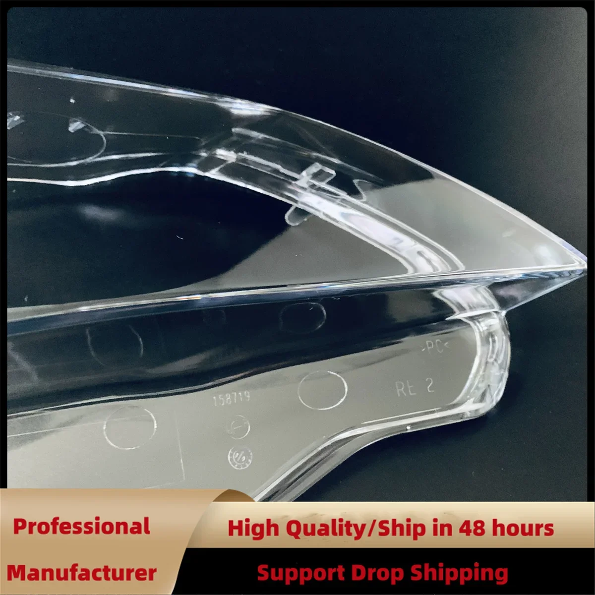 غطاء المصابيح الأمامية للسيارة BMW 5-Series M5 E60 E61 525i 530i 545i 550i 2003-2010 غطاء المصباح الشفاف عاكس الضوء