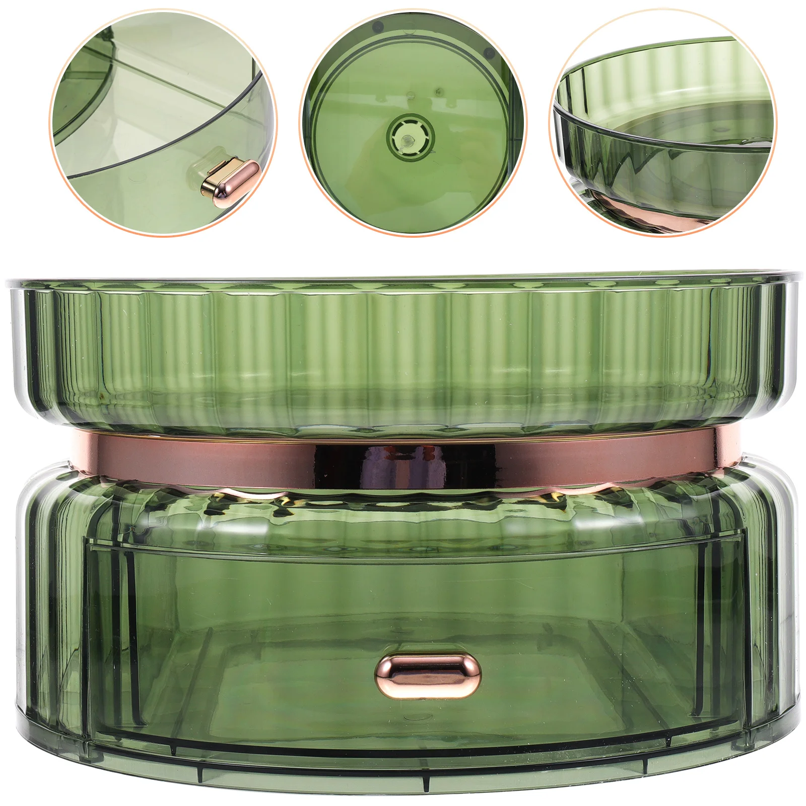

Storage Box Makeup Organizer Drawer Desktop Holder Bedroom Bathroom Sundry Lotion Perfume Container Acrylic