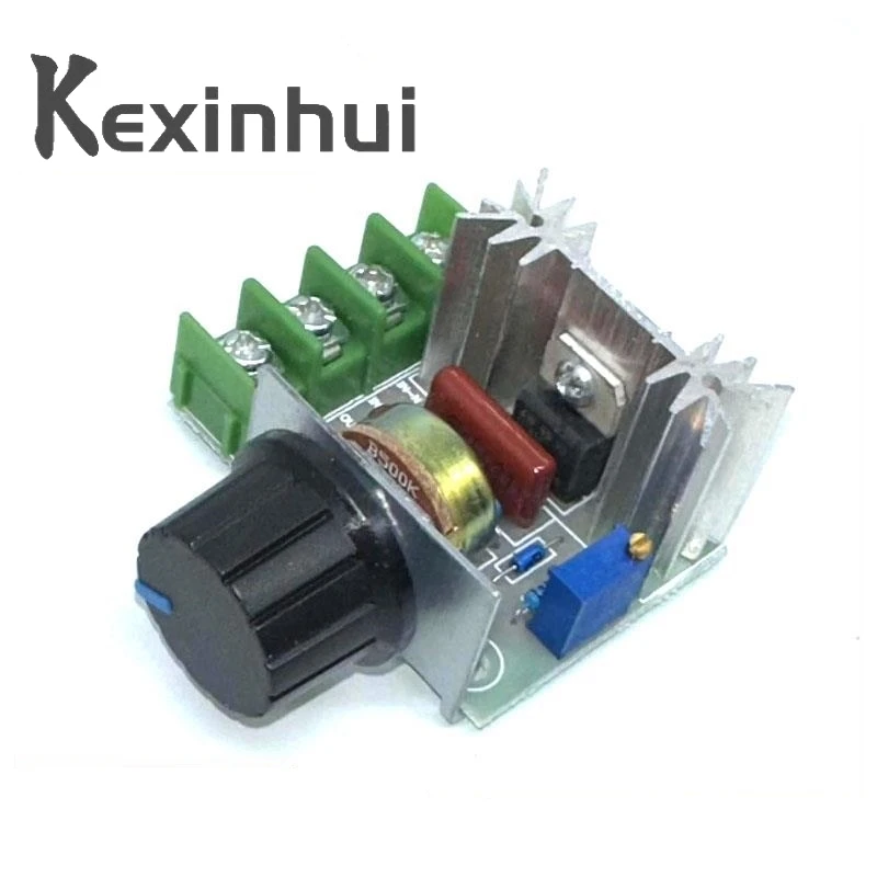 AC 220V 2000W SCR Voltage Regulator Dimming Dimmers Motor Speed Controller Thermostat Electronic Voltage Regulator Module