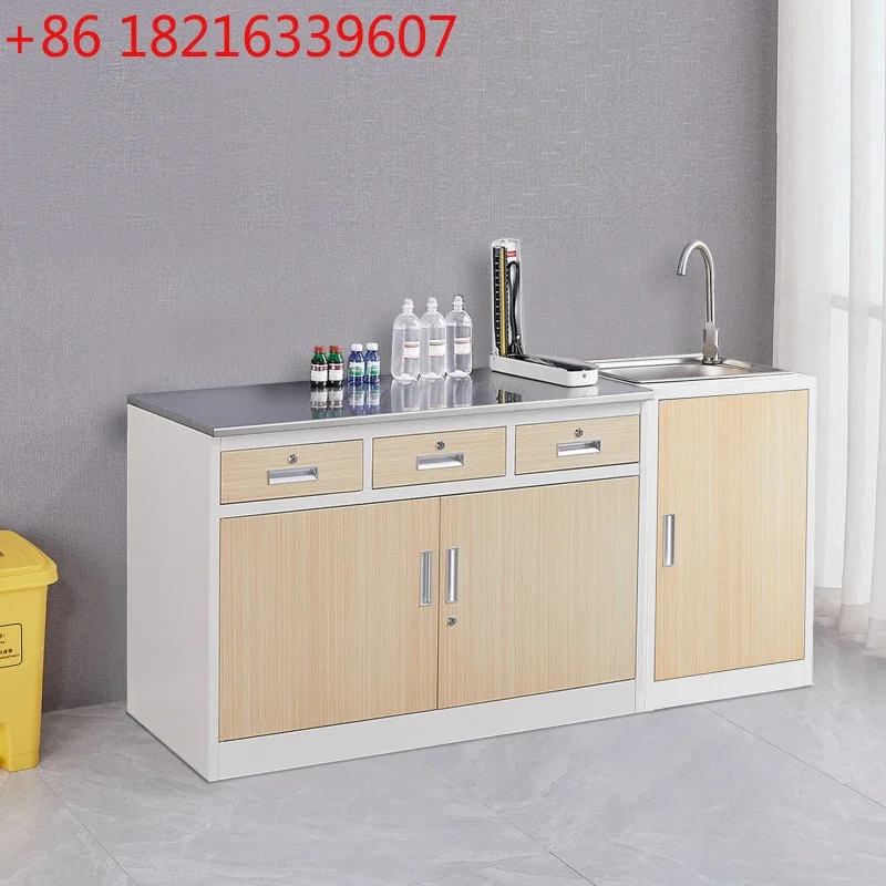 Workbench Treatment Room Disposal Table Oral Dental Instrument Cabinet