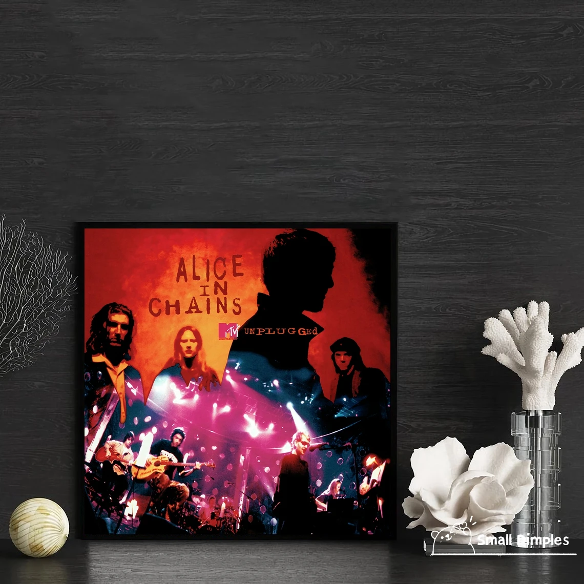 Alice In Chains MTV Unplugged Music Album Poster Canvas Art Print Home Decoration Wall Painting (No Frame)