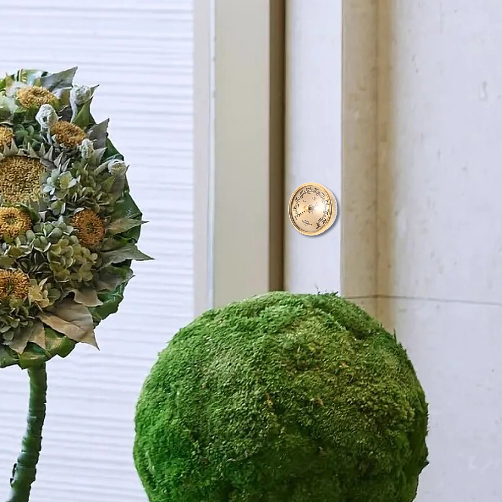 

1pcs Air Pressure Gauge Barometer Multi-Function Dial Design Portable Small Barometer For Home Indoor Outdoor Use Tool