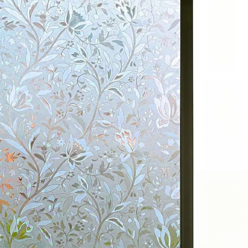 3D Tulip Privacy Window Film Self Adhesive