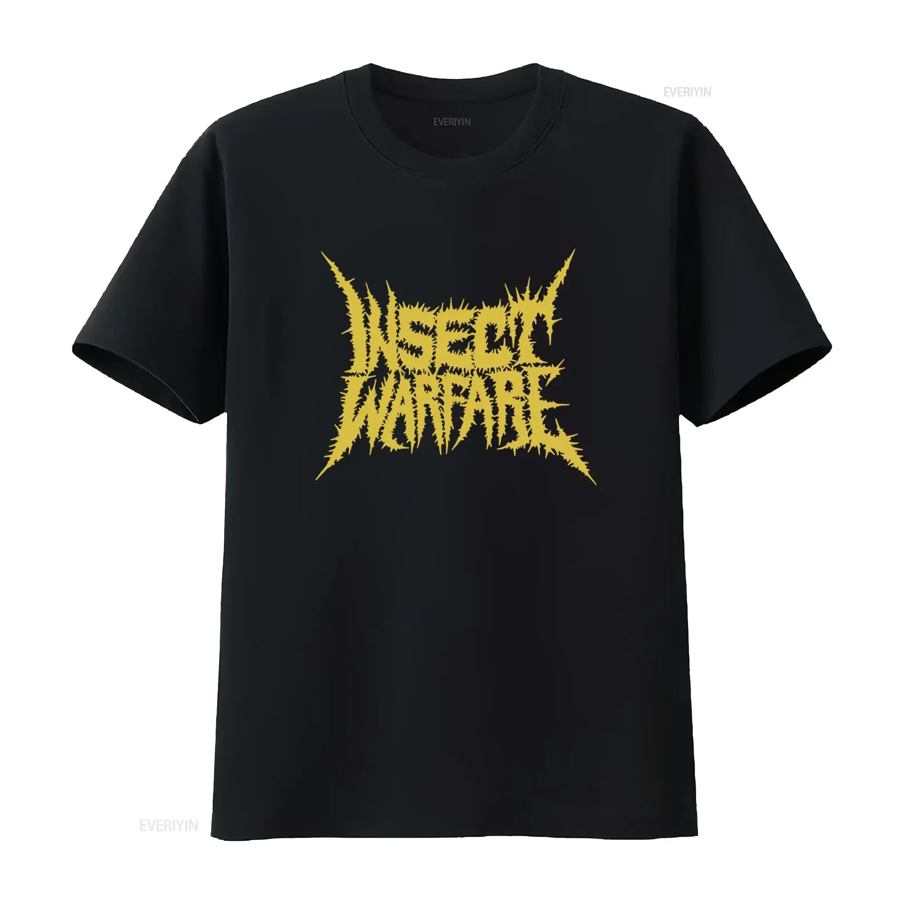 Insect Warfare Logo T Shirt Grindcore Death Metal Punk Thrash Hardcore Crust Powerviolence Band Print vintage Washed