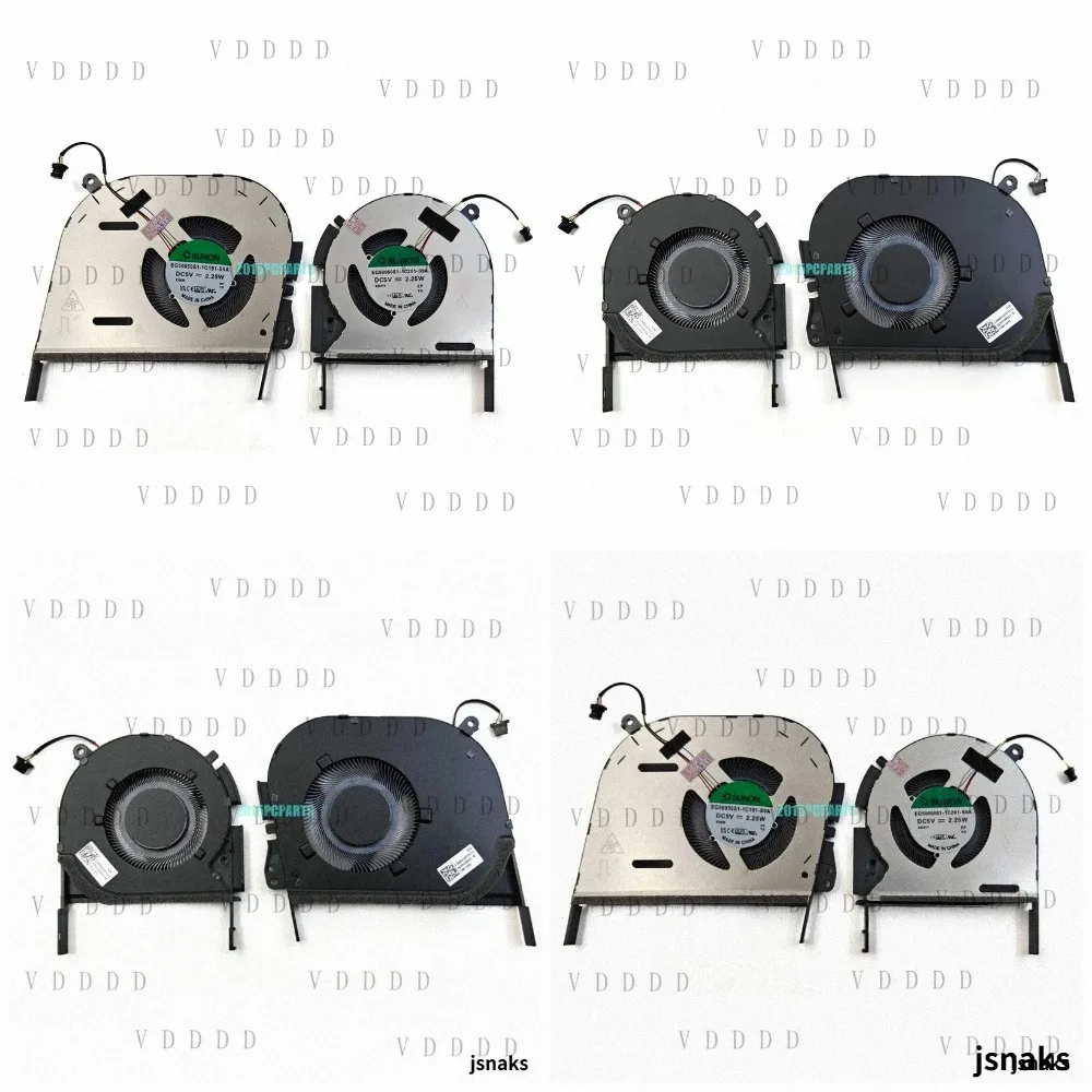 L...  for Asus VivoBook Pro 15 OLED K3500 M3500 16X OLED N7600 M7600 CPU & GPU Fan